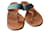 Fendi Mules Blu Pelle  ref.1237873