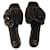 Valentino Garavani Sandals Black Leather  ref.1237874