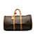 Keepall marron à monogramme Louis Vuitton 55 Sac de voyage Cuir  ref.1237934