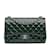 Green Chanel Jumbo Classic Patent lined Flap Shoulder Bag Leather  ref.1237942