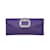 Purple Roger Vivier Satin Crystal-Embellished Clutch Cloth  ref.1237948