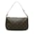 Braunes Louis Vuitton-Monogramm-Pochette-Accessoires-Baguette Leder  ref.1237996