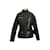 Schwarze Jacke mit Barbour-Futter und Gürtel, Größe US 6 Baumwolle  ref.1237998