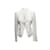 White Alexander McQueen Single-Button Blazer Size IT 42 Synthetic  ref.1238005