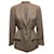 Vintage Taupe Thierry Mugler Wool Blazer Size FR 40  ref.1238009