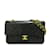 Bolsa de ombro com aba preta Chanel pequena clássica forrada de pele de cordeiro Preto Couro  ref.1238032