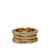 Bulgari Gold Bvlgari B.Zero1 3-Band Ring in Yellow Gold Golden  ref.1238045