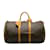 Keepall marrón con monograma de Louis Vuitton 50 Bolsa de viaje Castaño Cuero  ref.1238149