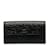 Black Chanel CC Camellia Flap Wallet Leather  ref.1238158