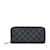 Portafoglio Zippy verticale Louis Vuitton Damier Graphite nero Tela  ref.1238171
