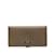 Hermès Brown Hermes Epsom Bearn Wallet Leather  ref.1238172