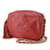 Bolsa crossbody Chanel CC vermelha em couro de cordeiro com borla Vermelho  ref.1238174