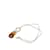 White Bottega Veneta Tricolor Leather Necklace  ref.1238176