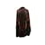 Encolher de ombros vintage preto e marrom Alexander McQueen com estampa de leopardo tamanho O/S Sintético  ref.1238185