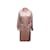 Chanel rosa claro vintage otoño/Invierno 2000 Vestido Seda Estampado Talla FR 42  ref.1238187