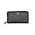 Portafoglio continentale trapuntato in pelle di caviale Chanel nera Nero  ref.1238198