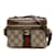 Brown Gucci GG Supreme Ophidia Vanity Bag Leather  ref.1238201