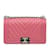 Pink Chanel Medium Chevron Boy Flap Crossbody Bag Leather  ref.1238212