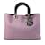 Bolso satchel Diorissimo grande Dior morado Púrpura Cuero  ref.1238236