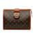 Braune Louis Vuitton Monogram Reverse Dauphine Pochette Clutch Bag Leinwand  ref.1238241