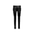Schwarze Balenciaga-Lederhose mit schmalem Bein, Größe EU 40  ref.1238249