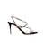 Black & Multicolor Crystal-Embellished Heeled Sandals Alexandre Birman Size 40 Cloth  ref.1238289