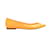 Tamanho de sapatilhas de bico fino com patente Marigold Repetto 41 Dourado Couro  ref.1238306