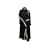 Cardigan long en laine noir et blanc Alexander McQueen Taille US M  ref.1238327