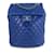 Blue Chanel Urban Spirit Backpack Leather  ref.1238395
