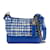 Petit sac à bandoulière Gabrielle Hobo en tweed bleu Chanel Cuir  ref.1238397