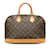 Brown Louis Vuitton Monogram Alma PM Handbag Leather  ref.1238418