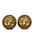 Clipe Chanel CC dourado em brincos Banhado a ouro  ref.1238423