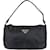 Prada Nylon Triangle Mini Handbag Black Cloth  ref.1238477