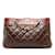 Burgundy Chanel Medium Soft Elegance Tote Dark red Leather  ref.1238491