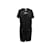 Automne Chanel noir/L'hiver 2009 Robe Cachemire Manches Courtes Taille FR 50  ref.1238509