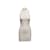 White & Gold Balmain Zebra Patterned Knit Dress Size EU 40 Synthetic  ref.1238516