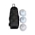 Black Louis Vuitton Monogram Eclipse Andrews Golf Ball Case Cloth  ref.1238527