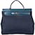 Hermès Hermes klassischer blauer Herbag 31 Handtasche Leinwand  ref.1238538
