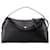 Totême T Lock Top Handle Bag - TOTEME - Leather - Black Pony-style calfskin  ref.1238601