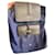 Street Chic Dior Backpacks Blue Leather  ref.1238671