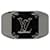 Anello con sigillo in argento Louis Vuitton Metallo  ref.1238679