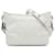 Bolsa Chanel Branca Pequena em Pele de Cordeiro Gabrielle Crossbody Branco Couro  ref.1238692