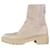 Aquazzura Beige Saint Honore zipped leather ankle boots - size EU 41  ref.1238745