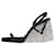Autre Marque Black crystal-embellished sandal heels - size EU 38 Leather  ref.1238748