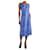 Marni Blue sleeveless polka dot midi dress - size UK 6  ref.1238749