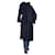 Autre Marque Manteau oversize en laine bleue, livré avec une écharpe - taille UK 10  ref.1238763