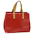 LOUIS VUITTON Monogram Vernis Reade PM Hand Bag Red M91088 LV Auth ep3027 Patent leather  ref.1238883
