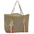 GUCCI GG Canvas Sherry Line Tote Bag Beige Rouge 211970 auth 65171 Toile  ref.1238891