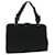 PRADA Shoulder Bag Velor Black Auth bs11715  ref.1238927