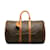 Braunes Louis Vuitton-Monogramm-Keepall 45 Reisetasche Leder  ref.1238966